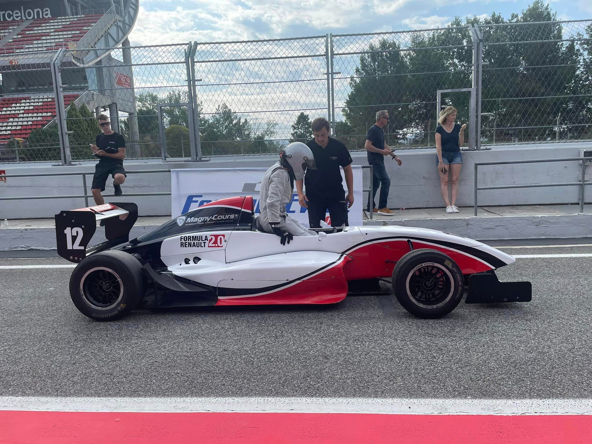 Formule Renault 2.0 en stage de pilotage sur le Circuit de Barcelona-Catalunya