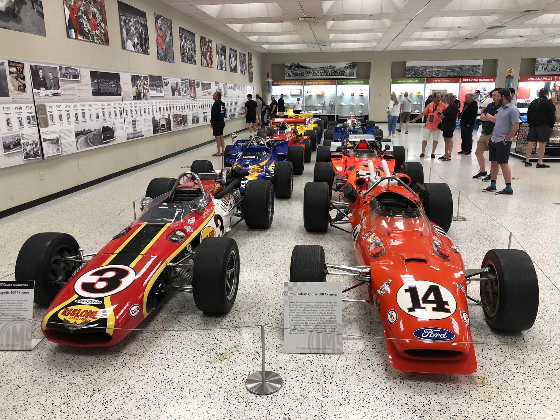 Indy 500 : c'est aussi la visite du musée avec Mercury Silver